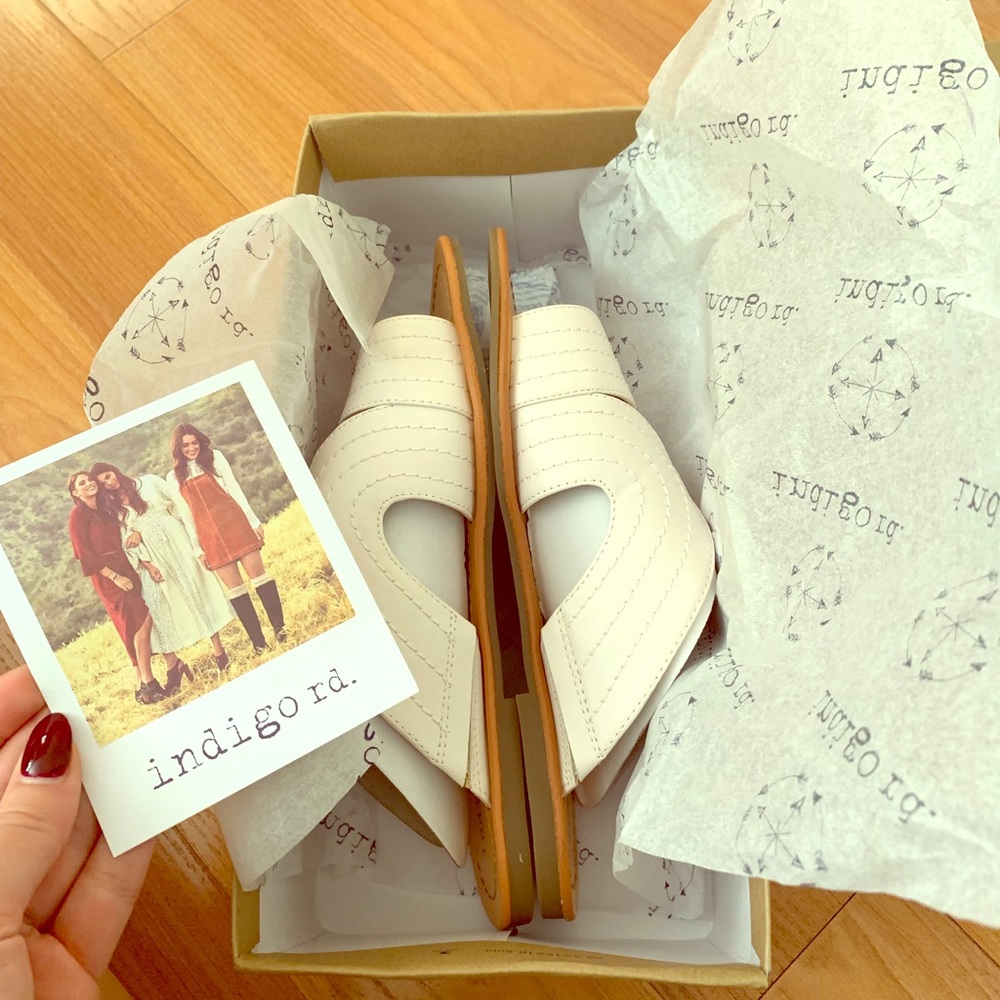 indigo rd. white sandal
